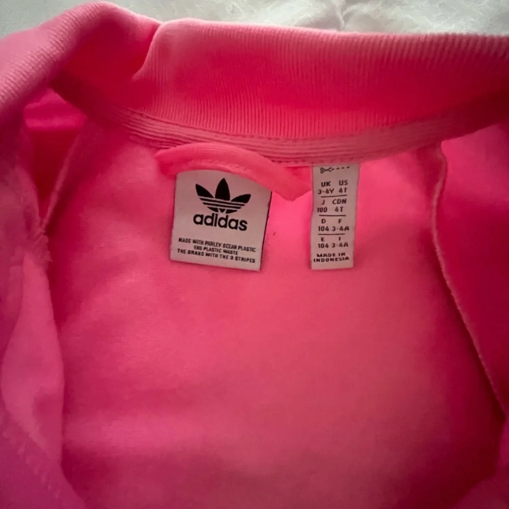 ADICOLOR Toddler SST Pink TRACK SUIT Jacket 4T